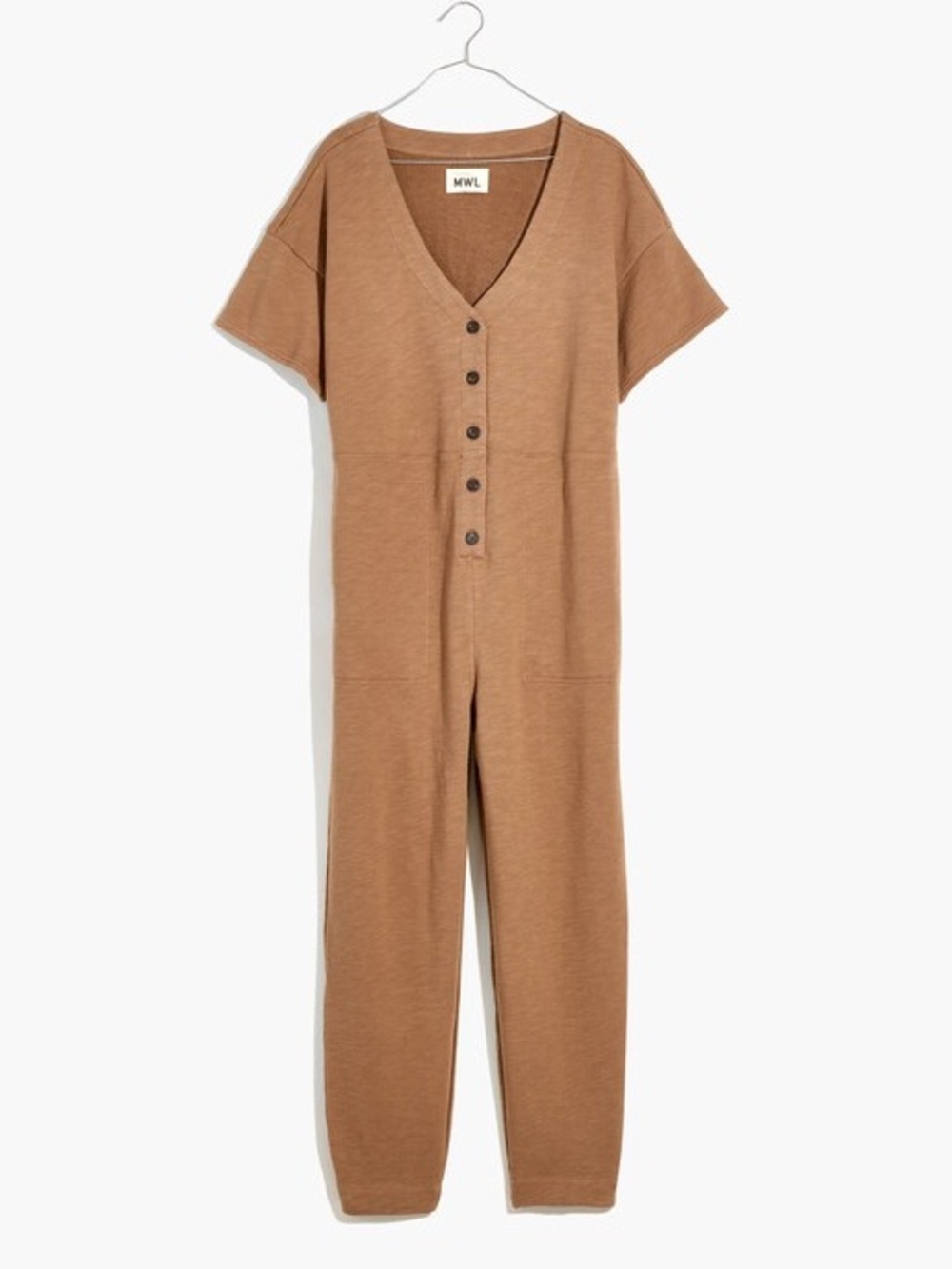 Madewell MWL Short-Sleeve Coverall Jumpsuit sz S